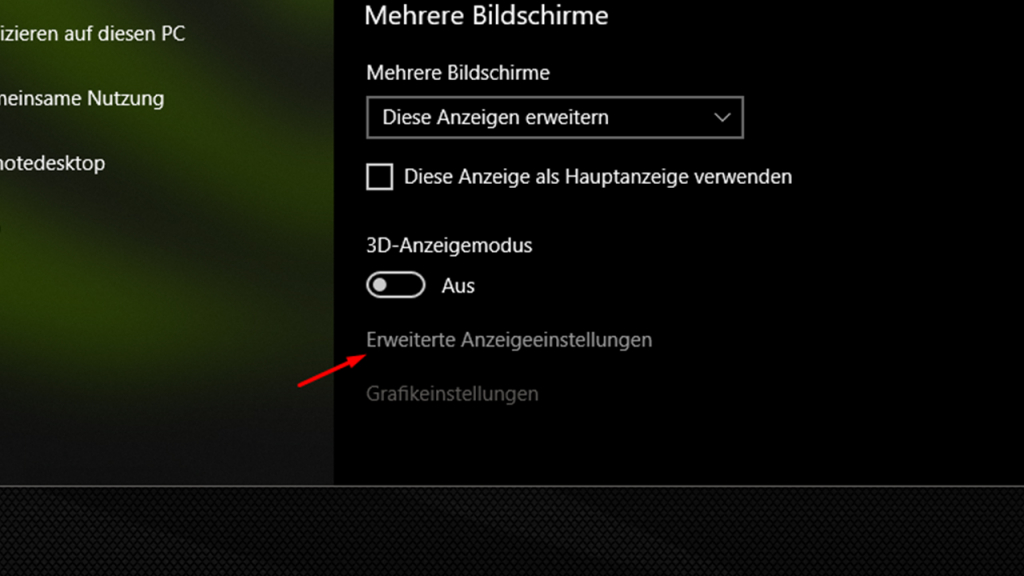 144 Hertz Monitor richtig einstellen Windows 10